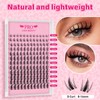 PRO DIY Lash Clusters Kit 144Pcs Lash Extension Kit Wispy
