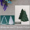 Christmas Tree Metal Cutting Dies Christmas Tree Snow Cutting Dies
