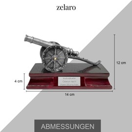 Zelaro Goal Cannon Football Trophy with Engraving of Desired Text – Goal Scorer Trophy Football | Trophy Children's Trophy Made of Resin Plastic | Goal Scorer Trophy Football for Any Award | 14 x 12