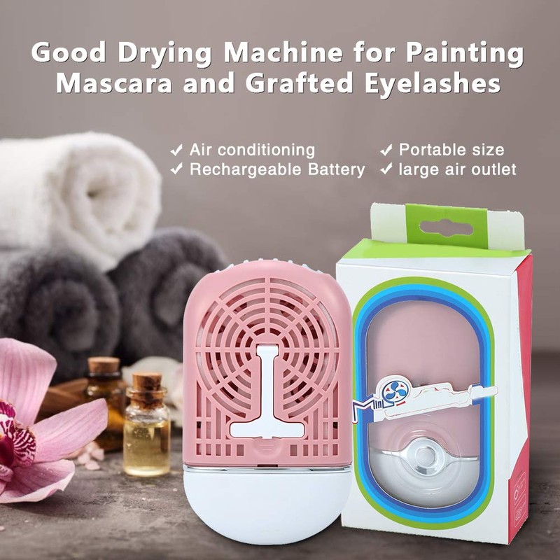 Elctric Mini Eyelash Dryer Fan with Hanging Rope - Multi-Function
