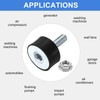 uxcell M8 Rubber Mounts, 4Pcs 30x15mm(DxH) Rubber Cylindrical Anti Vibration