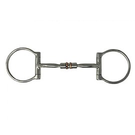 Showman Stainless Steel D-Ring Bit w/Copper Ring Center