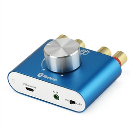 DollaTek TPA3110 30W*2 Two Channel Mini Stereo Audio Wireless Bluetooth Amplifier Digital Signal Power AMP for Tablet PC Smartphone Laptops ect - Blue