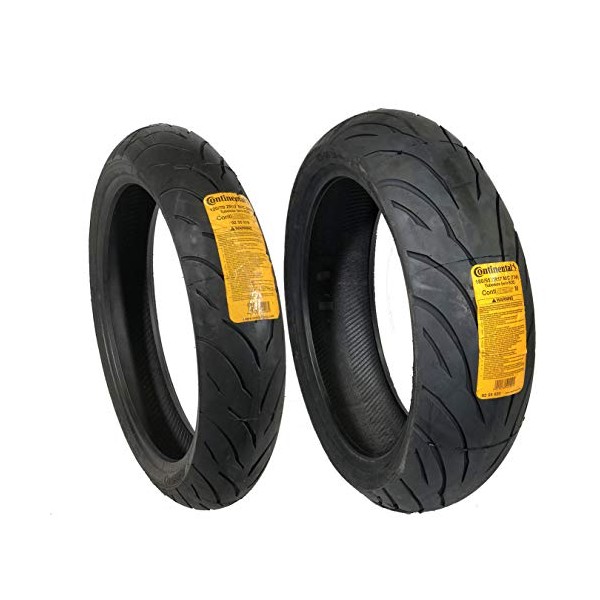 CONTINENTAL MOTION Tire Set 120/70zr17 Front & 180/55zr17 Rear 180