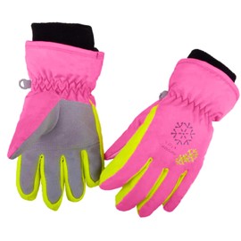 Azarxis Guantes de Esquí Niño Invierno Pantalla Táctil Impermeable Guantes Témicos para Snowboard Ciclimo Niño de 7-13 Años
