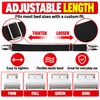 Adjustable Bed Sheet Fastener Straps, 4-Pack Elastic Sheet Grippers with