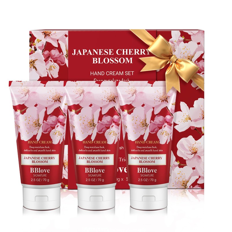 Juego de regalo de crema hidratante para manos, 3 piezas