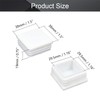 MroMax 8PCS 1.5" x 1.5" (LxW) Plastic Tubing Plug Square