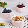 8 Oz Ceramic Ramekins Set of 8, Porcelain Creme Brulee