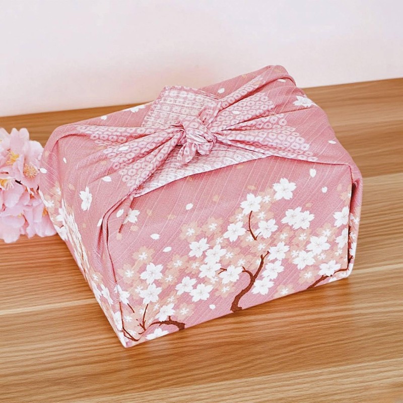 Furoshiki Japanese Wrapping Cloth Fabric 27.6"(70cm) Large Size Reusable Eco