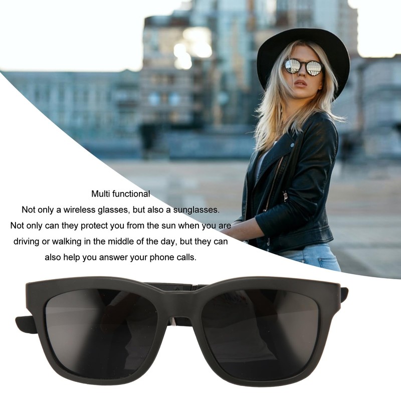 Smart Glasses Bone Conduction Wireless Sunglasses for Driving Holiday Beach
