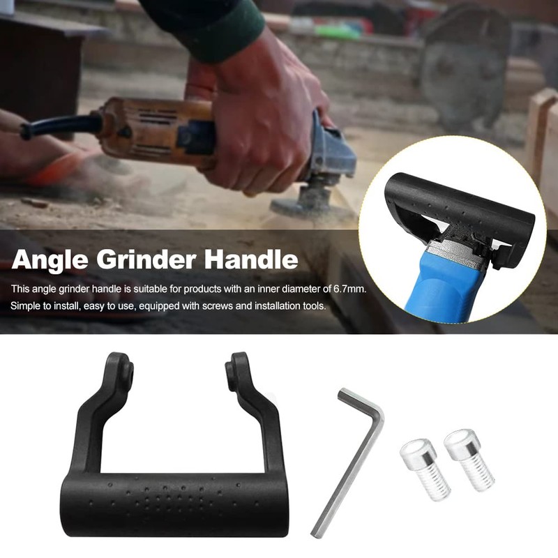 Angle Grinder Handle, Woodworking Thread Auxiliary Hand Tool Non-Slip Portable
