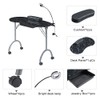 CHAOEEMY Portable Manicure Table，Nail Salon Technician Desk with Large PP