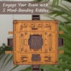 WOODEN.CITY Inca Pyramid Puzzle Box – 3D Escape Room Puzzle