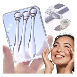 Veraly Set 3 Aplicadores Skincare Acrílico Masajeadores Tonificante