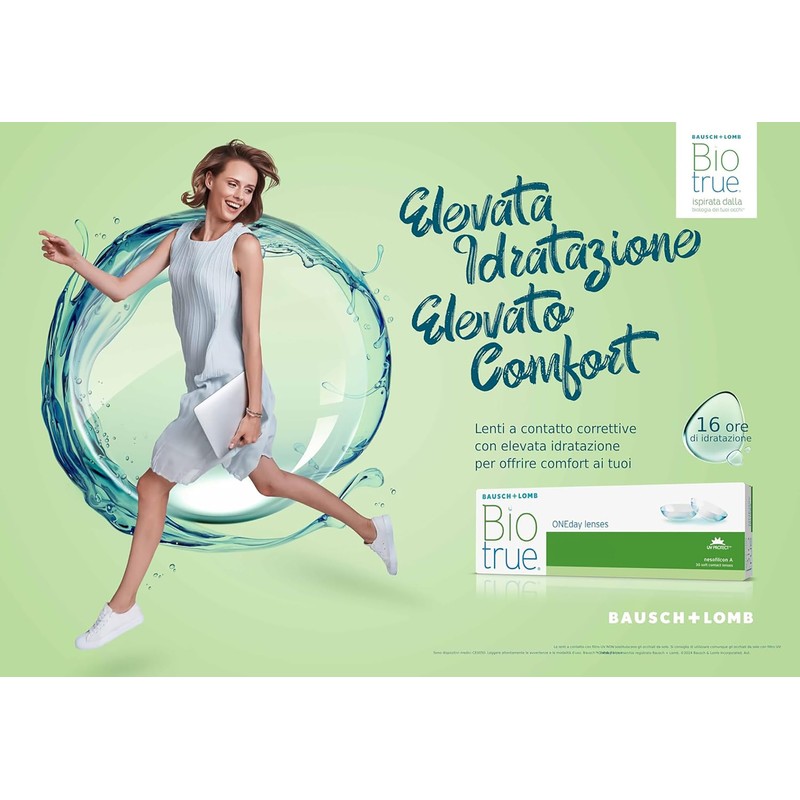Biotrue ONEday Lenti a Contatto Giornaliere Correttive, 90 Lenti, BC