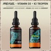 Vitamin D3 + K2 3000 Drops Vegan - 1000 IU