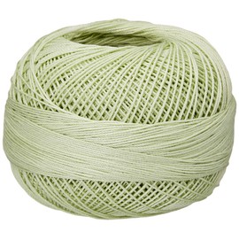 Handy Hands 210-Yard Lizbeth Cotton Thread, 25gm, Light Pistachio Green