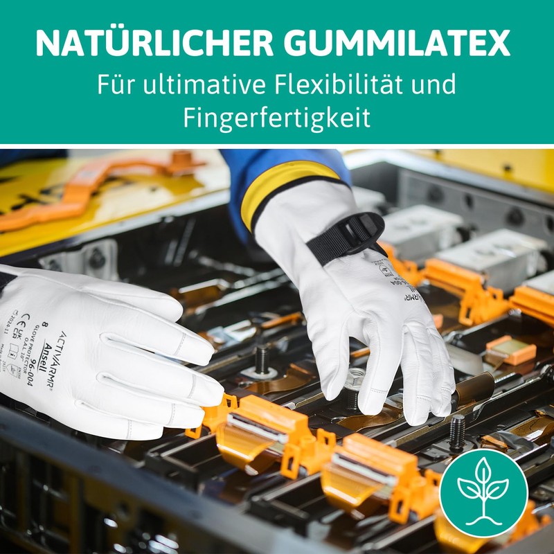Ansell ActivArmr Electrician's Protective Gloves, Electrical Protection Class 0 (1000V),