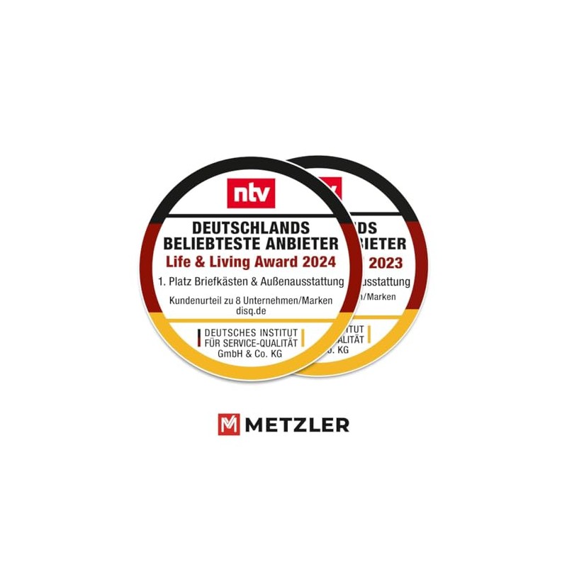 Metzler RAL 7016 Stainless Steel Sign with Parcel Symbol for