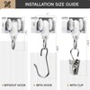 TEAKMAMA Ceiling Curtain Track,Heavy-Duty Silent Rail Set,6ft-9ft, White
