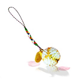 [KEAIDUO] Suikin Bell Strap, Bell, Horai Bell, Amulet, Money Luck Strap, Cell Phone Key Chain, Phone Strap, Money Luck, Healing Sound, Victim, Good Luck, Prayer, Netsuke, Healing Ryujinmaru, Bag