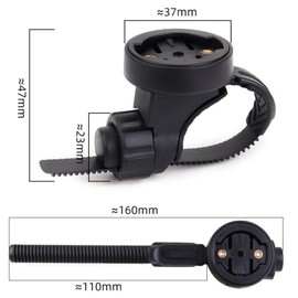 Phidinova Bicycle Computer Mount for Integrated Road Handlebar, Black