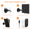 Zivif 7W Solar Charger for Security Cameras - IP65 Waterproof