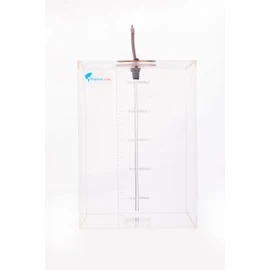 Marine Color Acryli Made Liquid Storage Bucket Working with Dosing Pump,Auto Top Off System Reservoir Container (10L/2.6G)