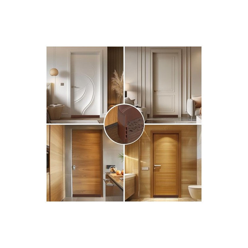 LSXD Guardapolvo para Puerta 2pzs, Cubre Polvo para Puerta 100CM,
