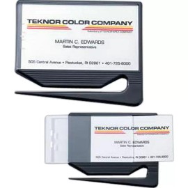 Blank Business Card Letter Opener-No Imprint Colors May Vary