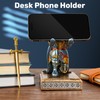 Akulgaci Medieval Knight Pen Holder with Sword, Kneeling King's Guard