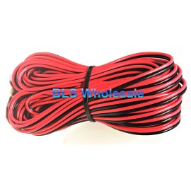 Vital Wave/AP 60ft Red Black 24 Gauge SPEAKER WIRE Cable Home Car Audio Wiring 12V DC Power