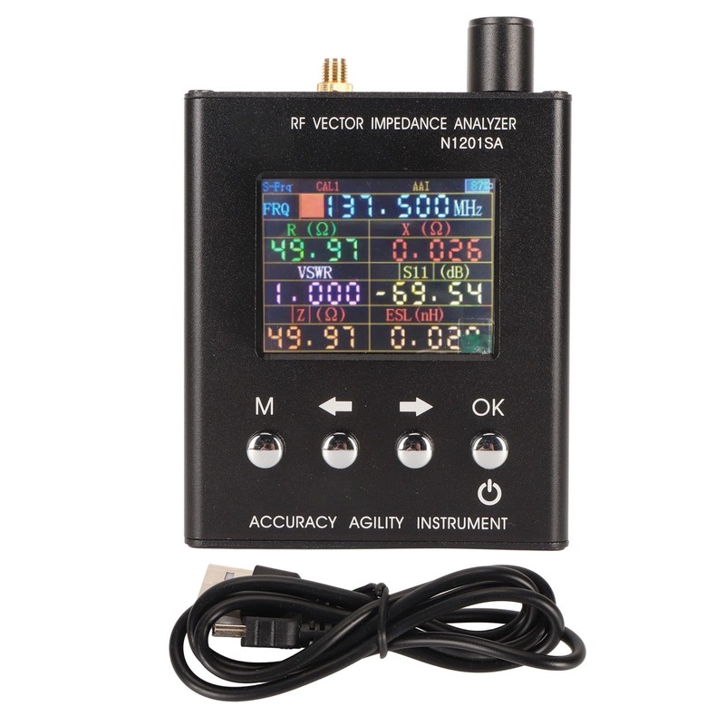 N1201SA RF Antenna Analyzer 34.375MHz Vector Impedance Portable SWR Antenna
