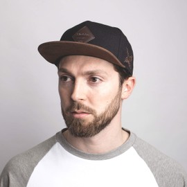 Blackskies Port Snapback Cap, Unisex Baseball Cap, Faux Suede Peak - Baseball Port Charlotte