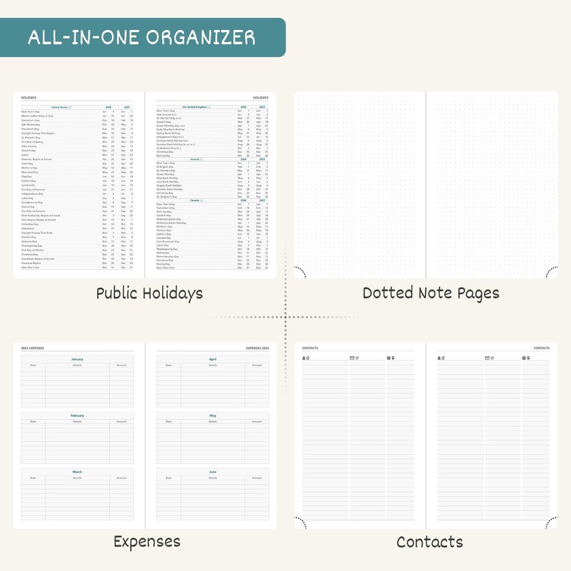 BEZEND 2027 Diary A5 Week to View with Vertical Timeslots