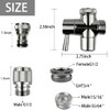 Brass Faucet Diverter Valve with Quick Connection, Adapter From Sink