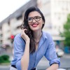 FEISEDY Reading Glasses Vintage Square Blue Light Blocking Glasses Women