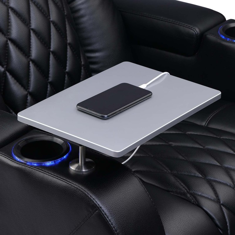 Weilianda Home Theater Seating Series Swivel Tray Table for Wei