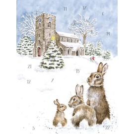 Wrendale Designs by Hannah Dale - Silent Night - Advent Calendar - 210mm by 297mm