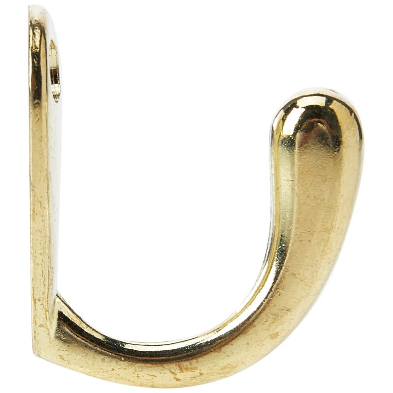 Merriway® BH00525 (5 Pcs) Brass Plated Single Robe Hook -