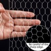 SATINIOR 2 Sheets Chicken Wire Net for Craft Work, Galvanized