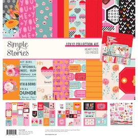 SIMPLE STORIES Heart Eyes Collection Kit 12"X12"