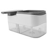 2 in 1 Kitchen Sink Dish Soap Dispenser Sponge Holder