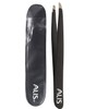 Alis Black Square Tip Tweezer | Great Precision for Hair