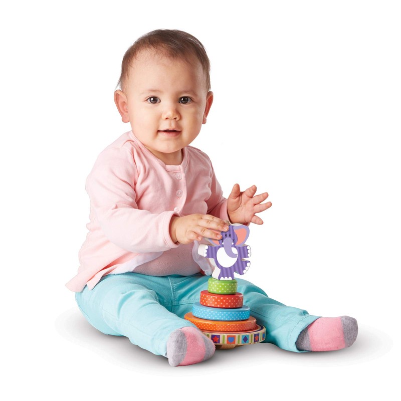 Melissa & Doug Elephant Rocking Stacker