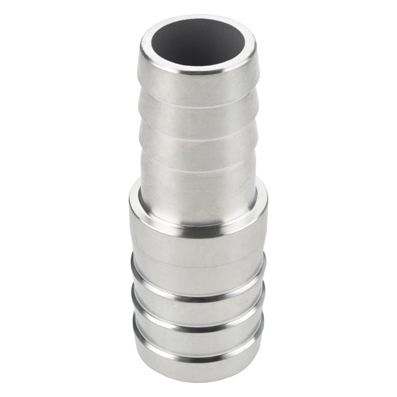 Yoebor Stainless Steel 304 Reducer Hose Barb Union Fitting, 1-1/2"