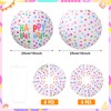 Honoson 12 Pcs Paper Lanterns Happy Birthday Decoration 10in Hanging