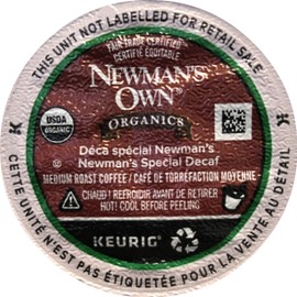 Newman's Own Organics Newman's Special Decaf K-Cup Coffee, 48 Count
