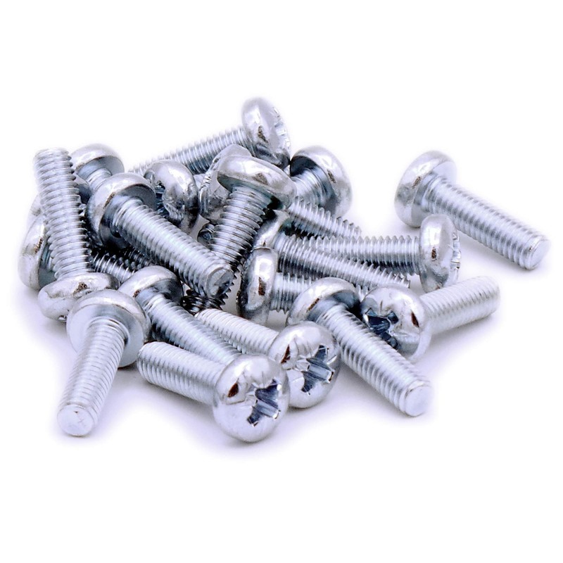 M6 (6mm x 20mm) Pozi Pan Machine Screw (Bolt) -